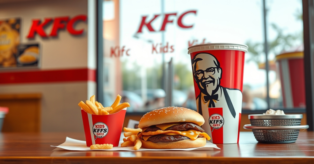 KFC Kids Menu With Prices For 2026