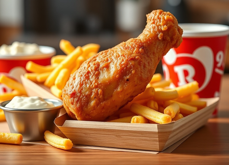 1Pc Leg Kids Meal
