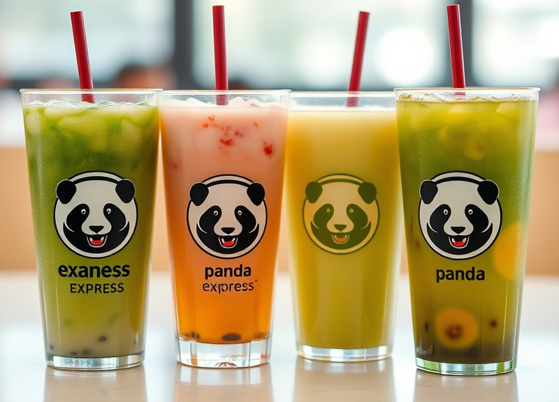 Does Panda Express serve any fruit juices or specialty drinks?