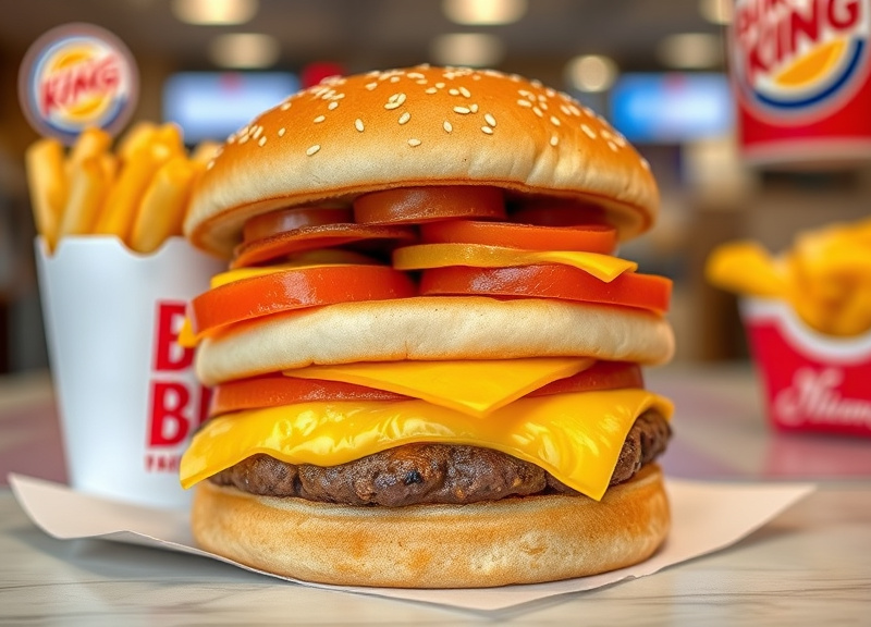 What are the most popular lunch items at Burger King?