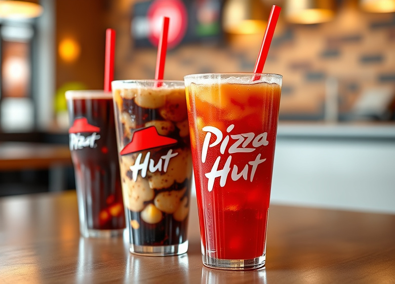 What sizes do drinks come in at Pizza Hut?